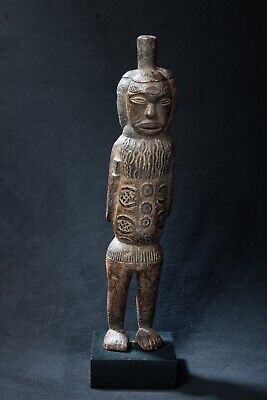 Kongo Female  Statue, Democratic Republic of Congo, Central African Tribal Art