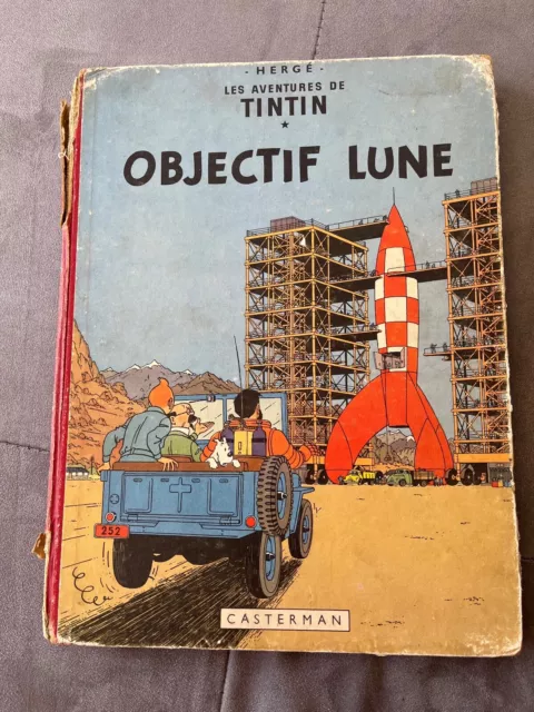 Tintin : Objectif Lune - EO B8  1953