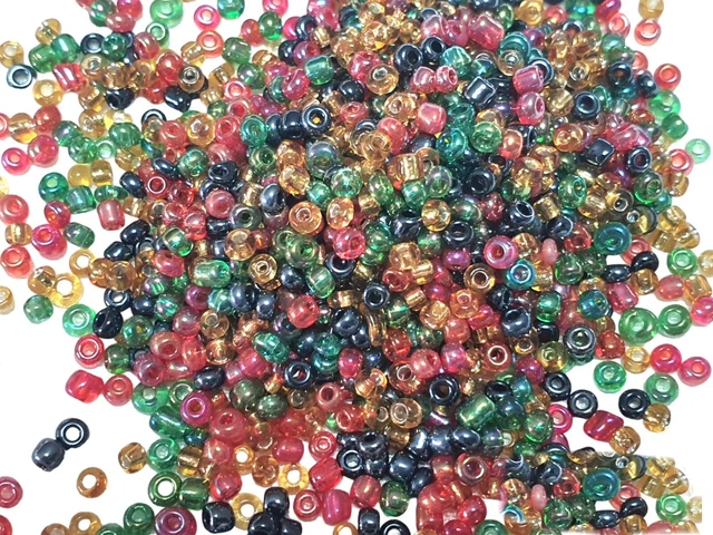 300 Perles De Rocaille Torsadées – 6 Mm, Bleu Violet Vert, Pour Créations Bijoux DIY