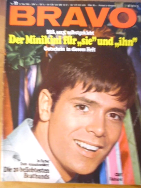 BRAVO 22-1968 Cliff Richard Diana Rigg Bee Gees Orloff Ofarim 20 Beatbands Gitte