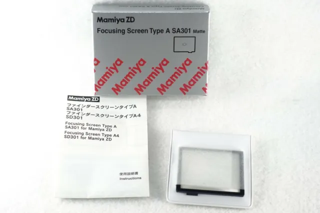 【Unused】Mamiya ZD Focusing Screen Type A SA301 Matte For ZD From JAPAN
