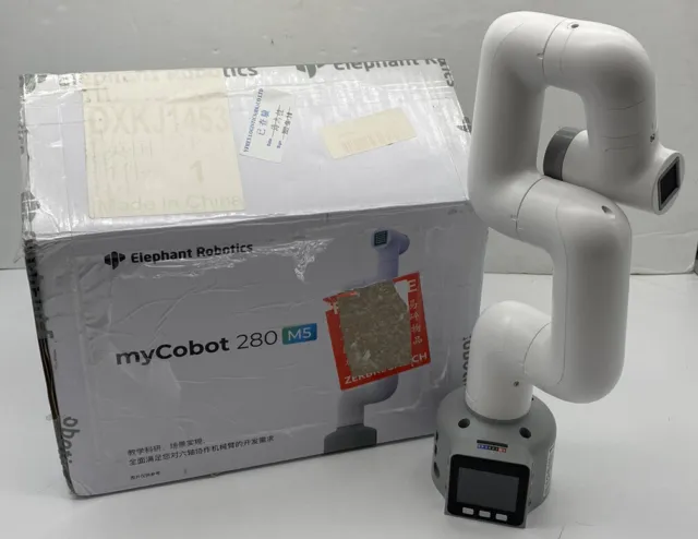 Elephant Electronics myCobot 280 M5 robot educativo collaborativo in scatola bianco