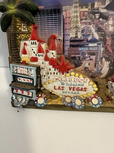 3 Dimensional Las Vegas Picture Frame
