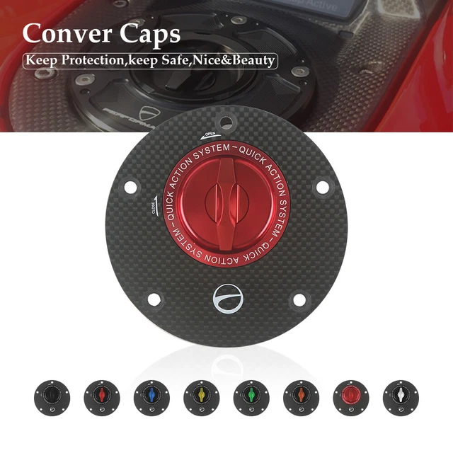 NEW CARBON FIBER Gas Fuel Tank Caps for YAMAHA MT01 MT03 25 MT09 MT10