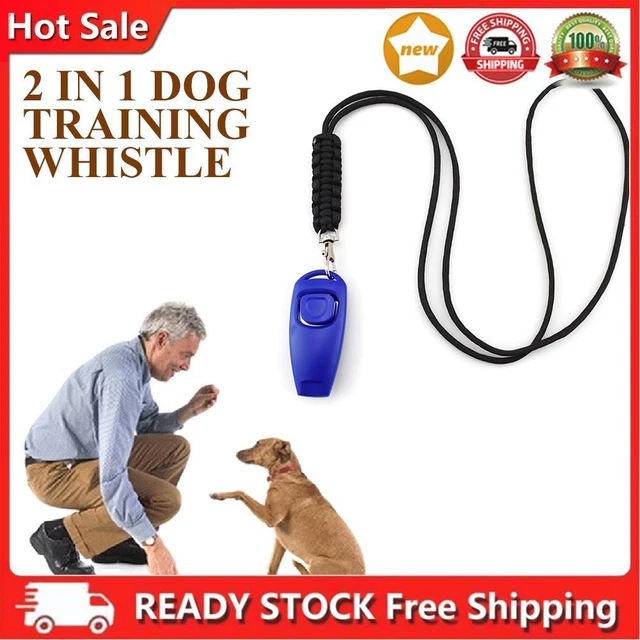 2 en 1 silbato para perro dejar de ladrar perro silbato de entrenamiento silbato con llavero suministros para mascotas