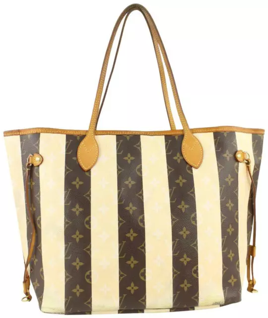 Louis Vuitton Limited Rare Stripe Monogram Rayures Neverfull MM Tote 4LV1019 Louis Vuitton Limited Rare Stripe Monogram Rayures Neverfull MM Tote 4LV1019