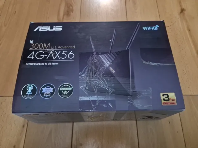 Asus 4G-Ax56 Cat.6 300 Mbps router dual band Ax1800 4G Lte