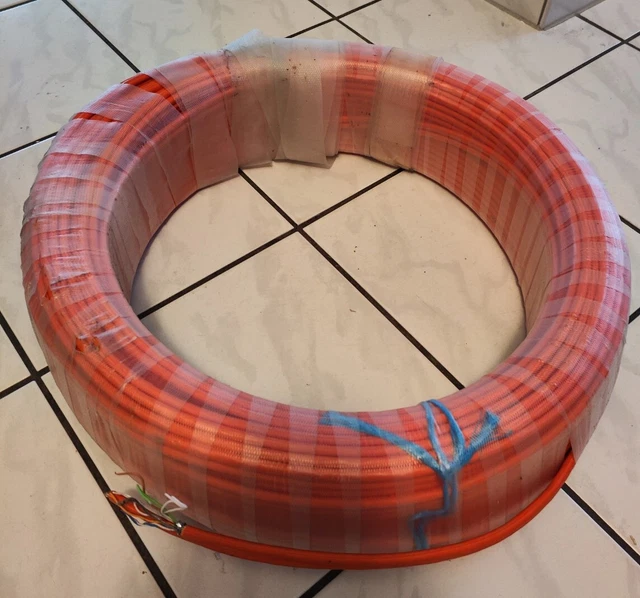 FABER CAT 7 LAN-Kabel DATALINE 1000 DUPLEX STP 4X2XAWG23 PIMF FRNC 100m