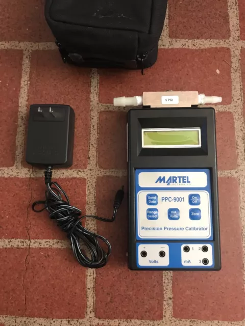 Martel PPC-9001 Precision Pressure Calibrator 5 PSI Calibrated 2018, Mint Shape!
