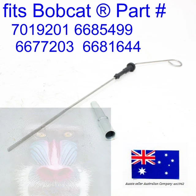 FOR BOBCAT DIPSTICK & Dipstick Guide Tube 7019201 6685499 6677203 ...