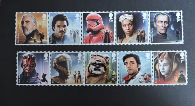 Gb/Uk 2019 Mint Unmounted Stamp Set Star Wars