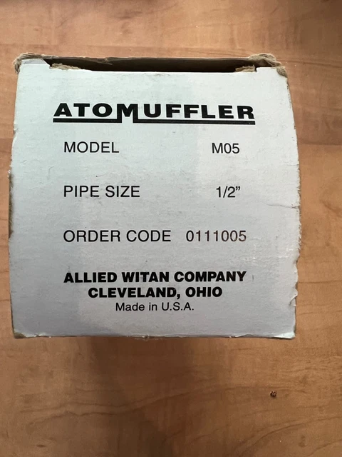 NEW - Automuffler - 0111005 - 1/2" Exhaust Muffler