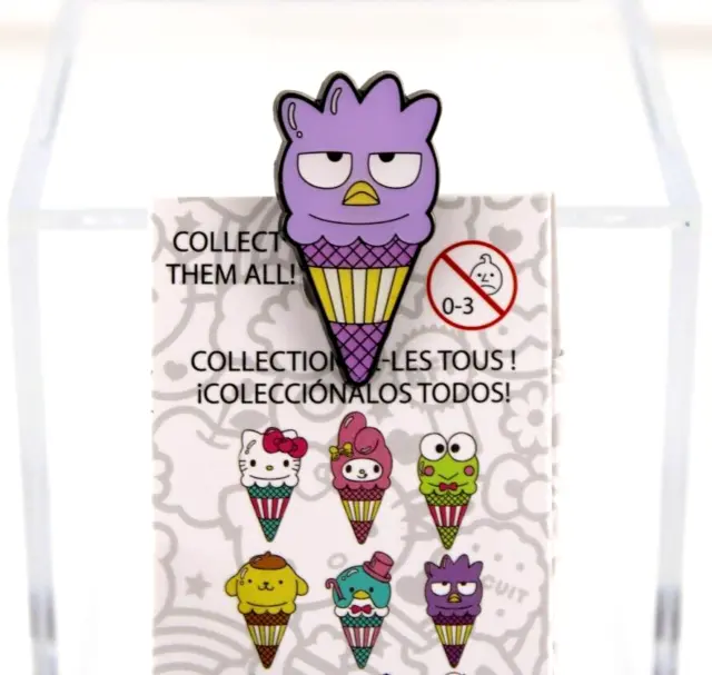 Loungefly Hello Kitty And Friends Badtz Maru Enamel Pin Ice Cream Cones 2023 New