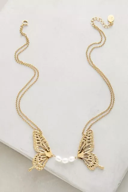 Anthropologie Pearlwing Pendant Necklace-$188 MSRP