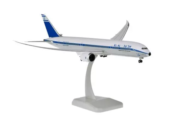 Hogan Wings 1:200 Boeing 787-9 EL AL Israel Airlines retro