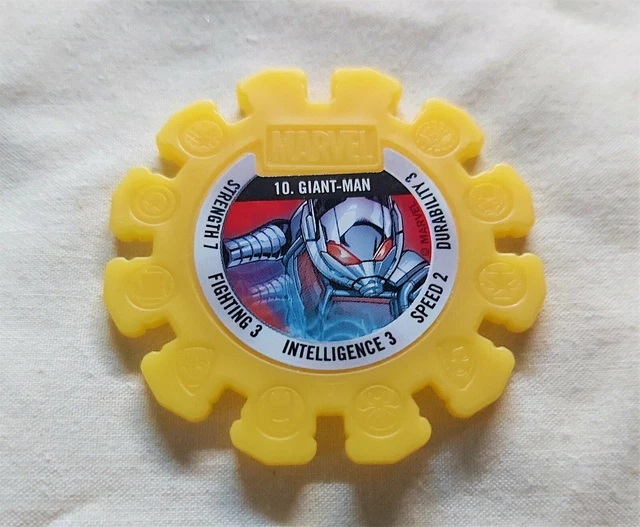 WOOLWORTHS MARVEL HEROES Discs Brand New Superhero "Giant Man" No 10