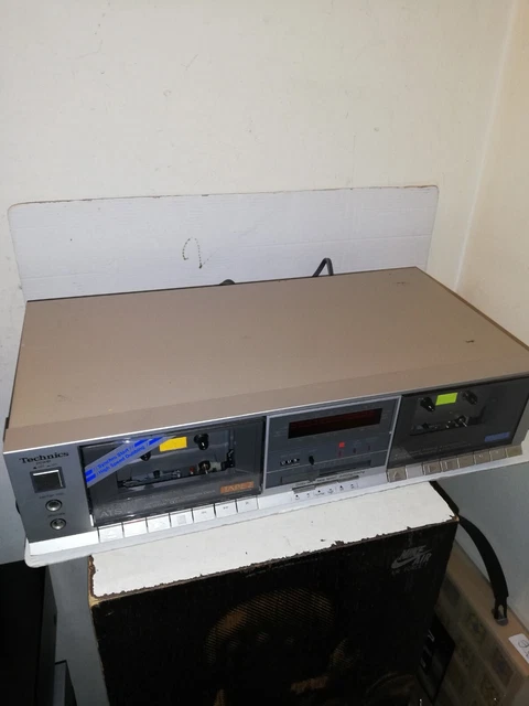 en l'état pour pièces lecteur cassette magnétique hifi vintage technics