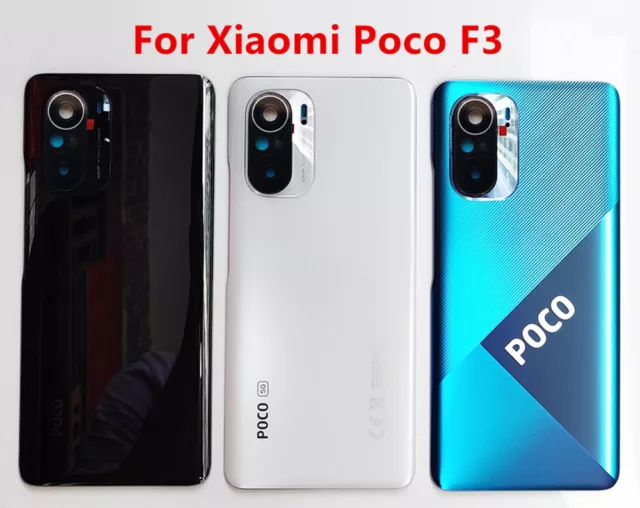 Akkudeckel Akkufachdeckel Cover schale+Kameraobjektiv Glas  Für Xiaomi POCO F3