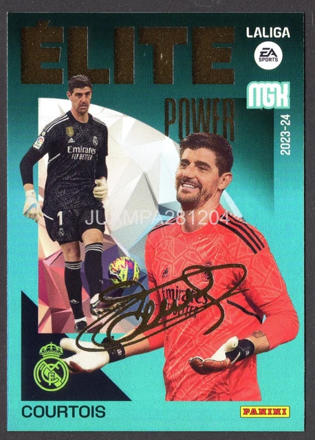 THIBAUT COURTOIS P2 Elite Power 2023-24 Cromo Megacracks La Liga Panini