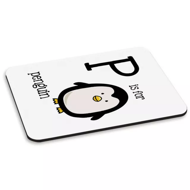Lettera P È Per Pinguino PC Computer Mouse Pad - Alfabeto Carino Animali