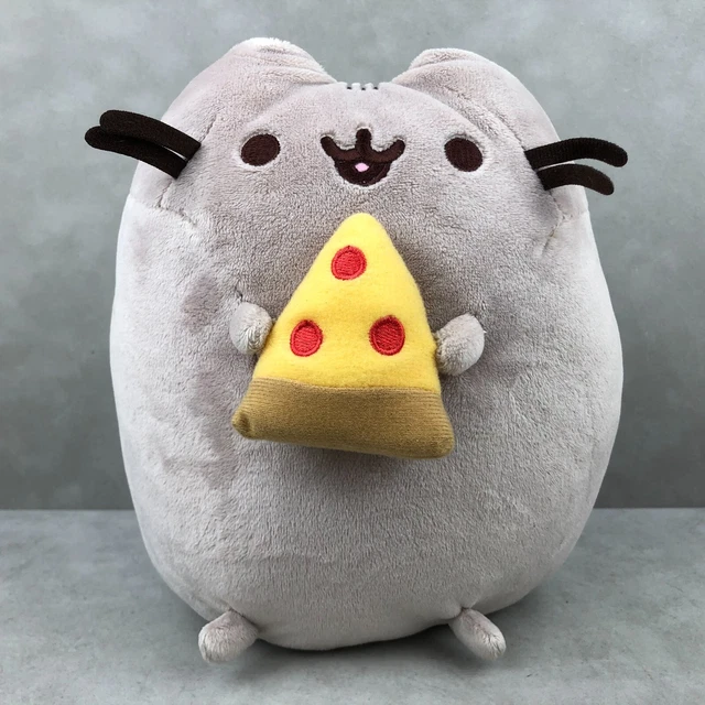 GUND STANDING PIZZA Pusheen Stackable 8" Soft Cat Toy Animal Plush £16.