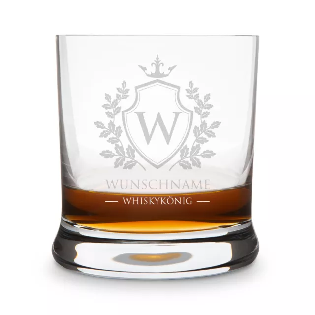 Leonardo Whiskyglas mit individueller Gravur - Whiskykönig
