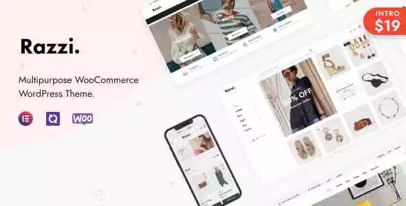 Razzi Multipurpose WooCommerce Theme & ⭐GPL⭐ Updates WordPress eCommerce Design