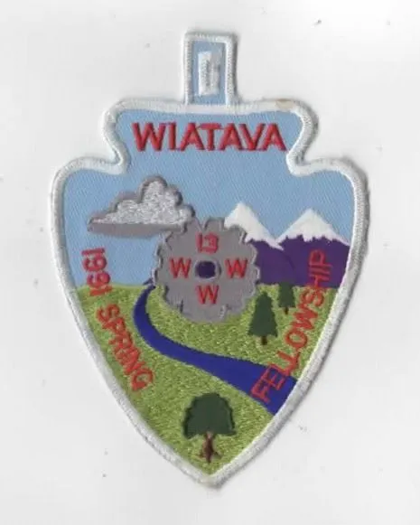 OA Wiatava Lodge 13 1991 Spring Fellowship WHT Bdr. OCC 39 Costa Mesa, CA [KY-16