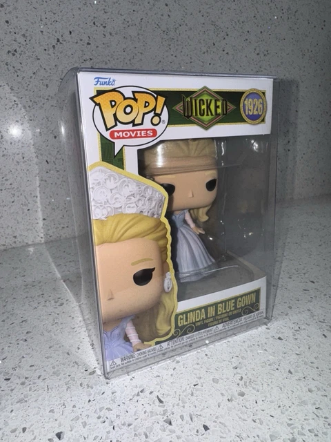 thumbnail image 2 of Funko Pop! Movies Wicked Set Of 2 – Elphaba #1925 & Glinda In Blue Gown #1926 – Vinyl Figures 2 of 6