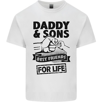 Daddy & Sons Best Friends Fathers Day Mens Cotton T-Shirt Tee Top