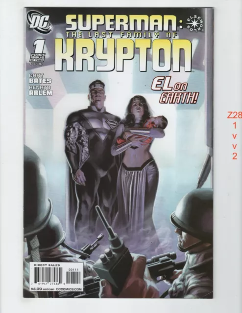Superman The Last Family of Krypton #1 VF/NM 2010 DC z2812