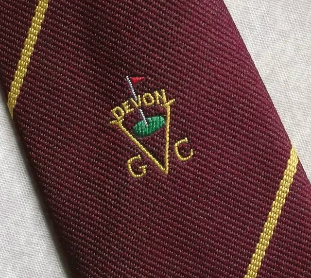 Tie Golf Club Mens Necktie Retro Golfing DEVON