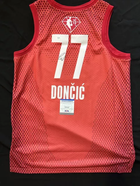 Luka Doncic Signed Authentic jersey ROY INSCRIPTION Coa psa Size 48 Nike NWT
