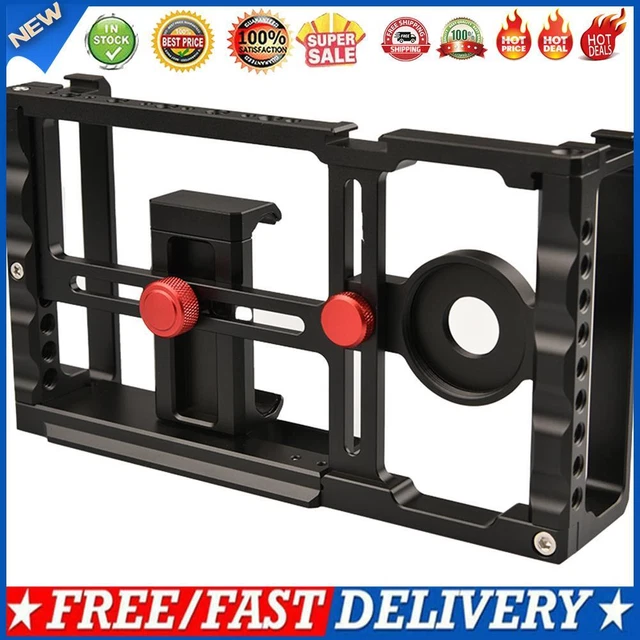 VD-F1 Video Camera Cage Stabilizer Film Making Rig Case Mobile Phone Grip Stand