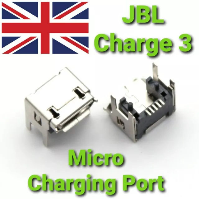 JBL Charge 3 Micro USB Charging Port DC Jack Power Socket Tall Perfect Fit UK