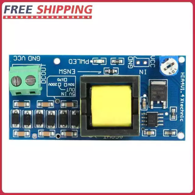 High Voltage DC-DC Boost Converter Output Current 2 - 20mA Voltage Step Up Board
