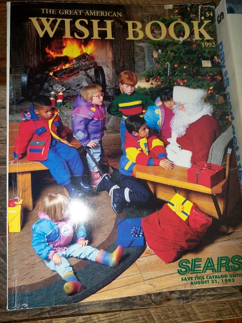 Wish Book SEARS Christmas 92 & 93 Spring/Summer Catalog With Wrapper
