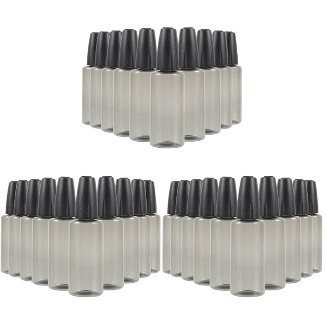 30 PCS GLUE Applicateurs Bouteilles à aiguille Bouteilles d'applications Pouf