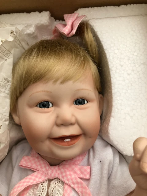 12" Vintage Ashton Drake Galleries Cute as a Button Porcelain Doll