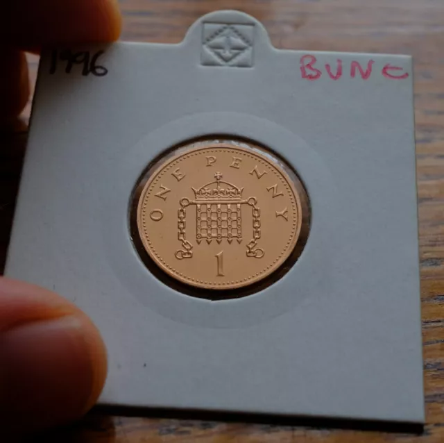 1996 BUNC 1p One Pence Penny UK