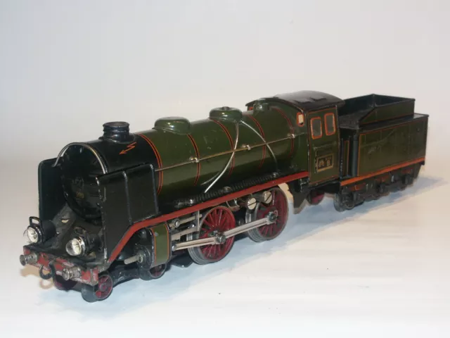Gute Spur 0 Märklin Lokomotive E 66/12920 Dampflokomotive olivgrün