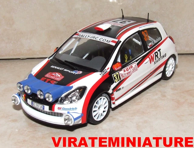 RENAULT Clio R3 Kubica Monte Carlo 2010 1/43 ixo/A diorami scala 1/43