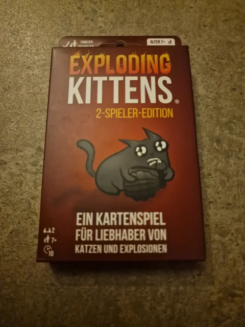 Exploding Kittens - 2 Spieler Edition - Neu & OVP