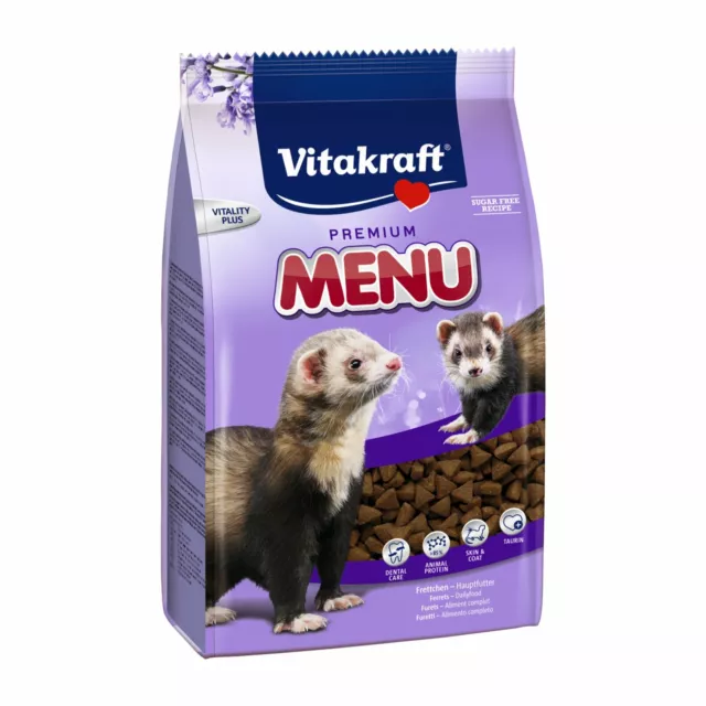 VITAKRAFT Premium Menu pour Furet 800 G Nourriture Furêt Rongeurs Animal