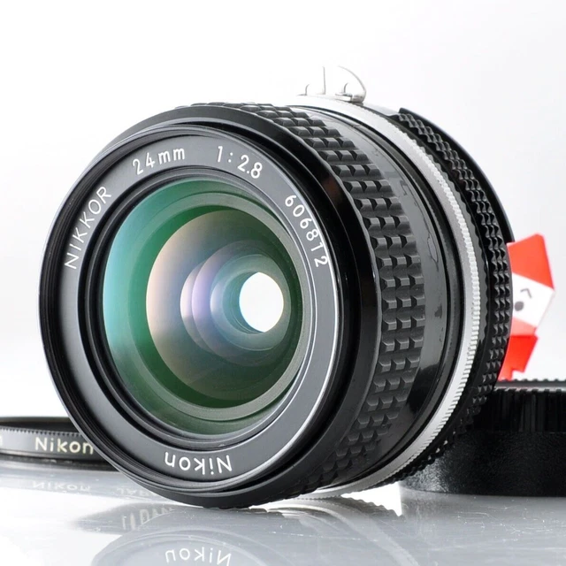 Near Mint] Nikon Non Ai NIKKOR N.C Auto 24mm F/2.8 Wide