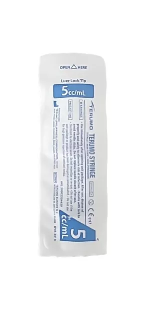 Terumo Luer Slip Tip Syringes 5ml Plastic Disposable Syringe