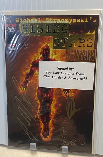 Rising Stars Preview Image Top Cow Convention Exlusive 3X Signed Triple Sigs