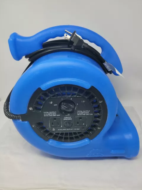 B-Air VP-25  1/4 HP Air Mover Blower Fan for Water Damage Restoration Dryer