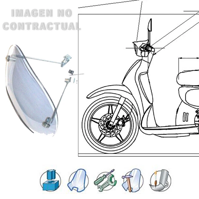 Coprigambe Impermeabile Universale Per Scooter | Termico Con Pelliccia Sintetica | Compatibile Piaggio Beverly Cruiser 250 E Altri