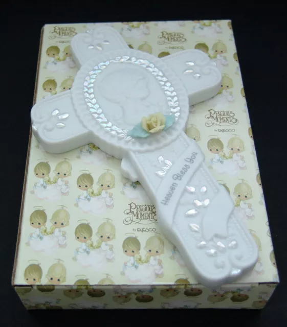 Precious Moments Christening Baby Wall Cross